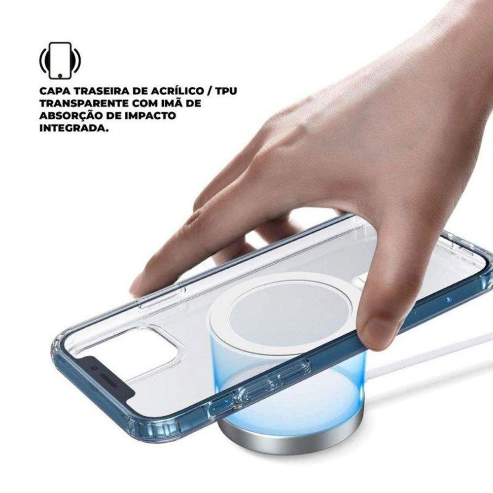 Capa Magsafe E Película Coverage Para Iphone 12 Pro Max - Gshield Capa Magsafe E Película Coverage Para Iphone 12 Pro Max - Gshield