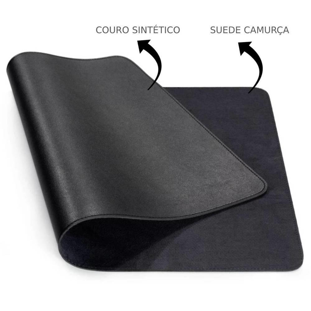 Imagem 3 de 5 do produto Mouse Pad M3m, Grande Desk Pad, Tapete De Mesa Gamer Office, Fácil Deslize, Antiderrapante, 100x48cm, Preto