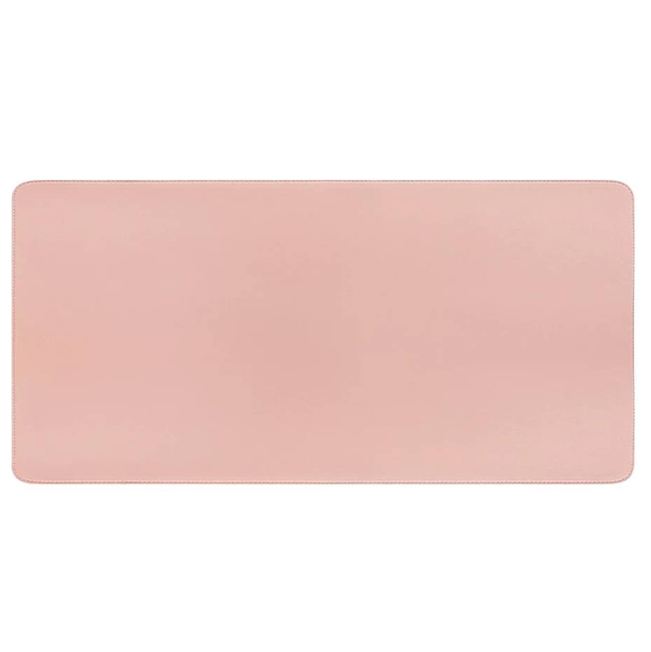 Mouse Pad M3m, Grande Desk Pad Tapete De Mesa Gamer Office, Fácil Deslize, Antiderrapante, 90x40cm, Rosa Claro
