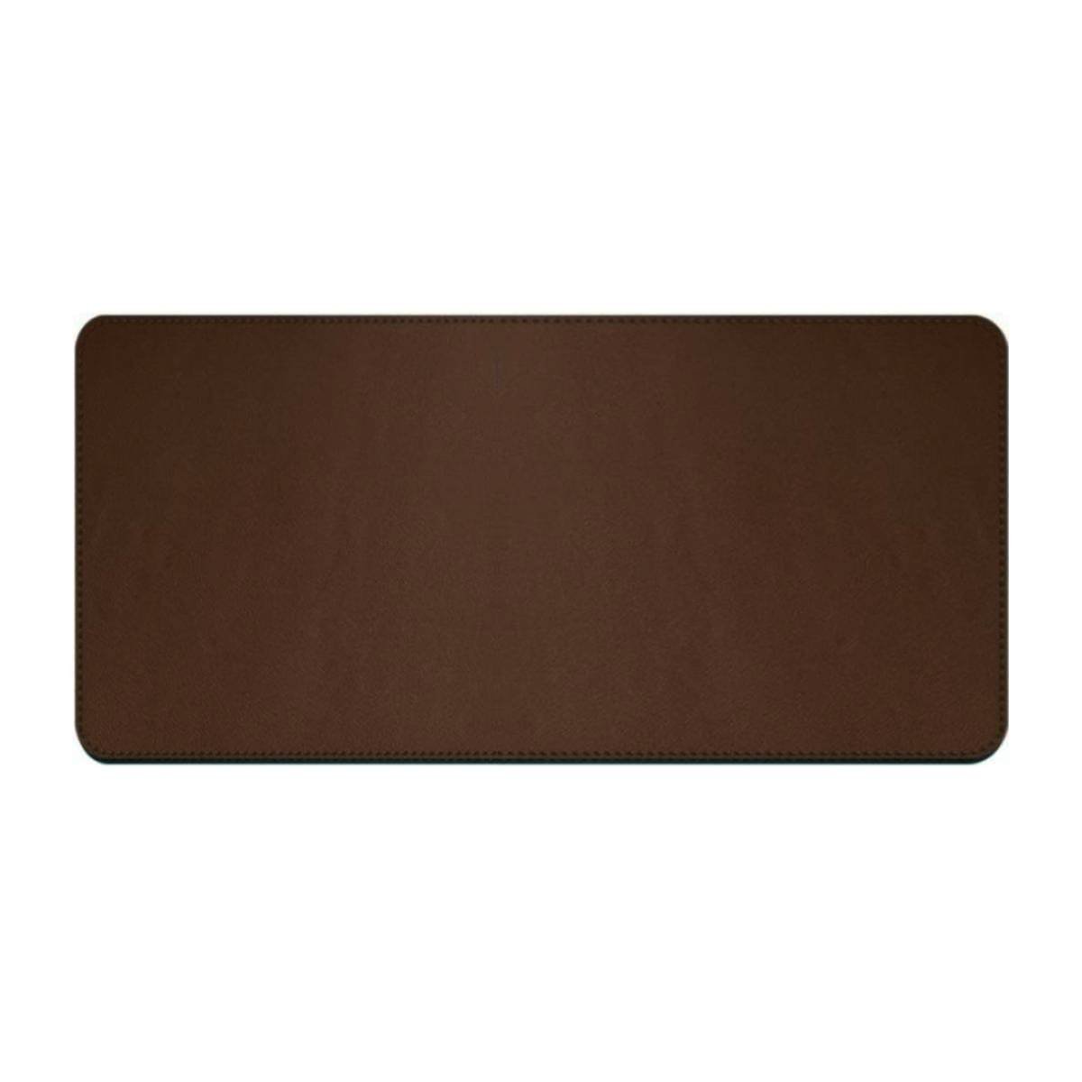 Mouse Pad M3m, Grande, Desk Pad, Tapete De Mesa Gamer Office, Fácil Deslize, Antiderrapante, 90x40cm, Café