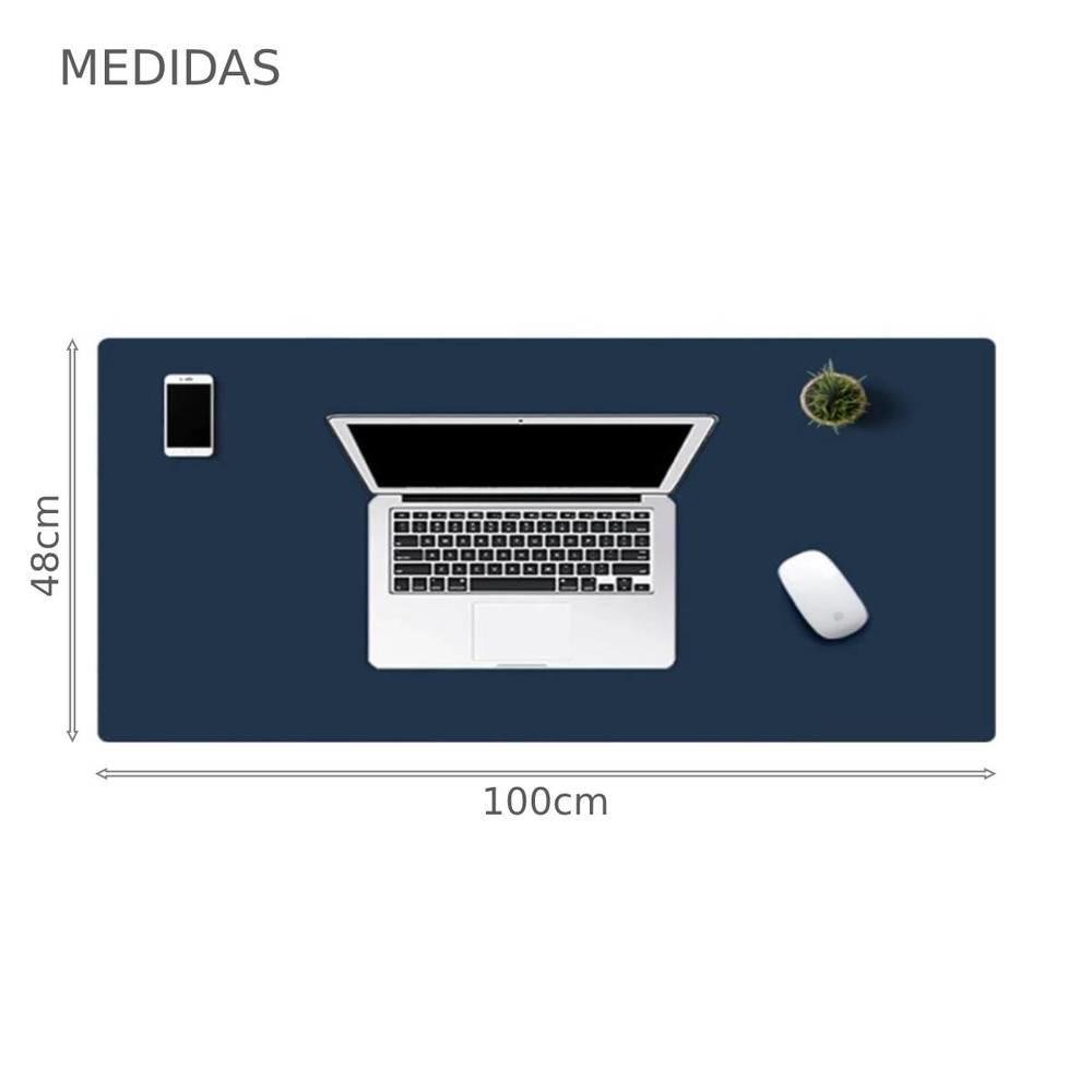 Imagem 4 de 4 do produto Mouse Pad M3m Desk, Tapete De Mesa, 100x48cm, Impermeável, Antiderrapante, Azul Marinho