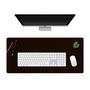 Mouse Pad M3m Desk, Tapete De Mesa, 100x48cm, Impermeável, Antiderrapante, Café