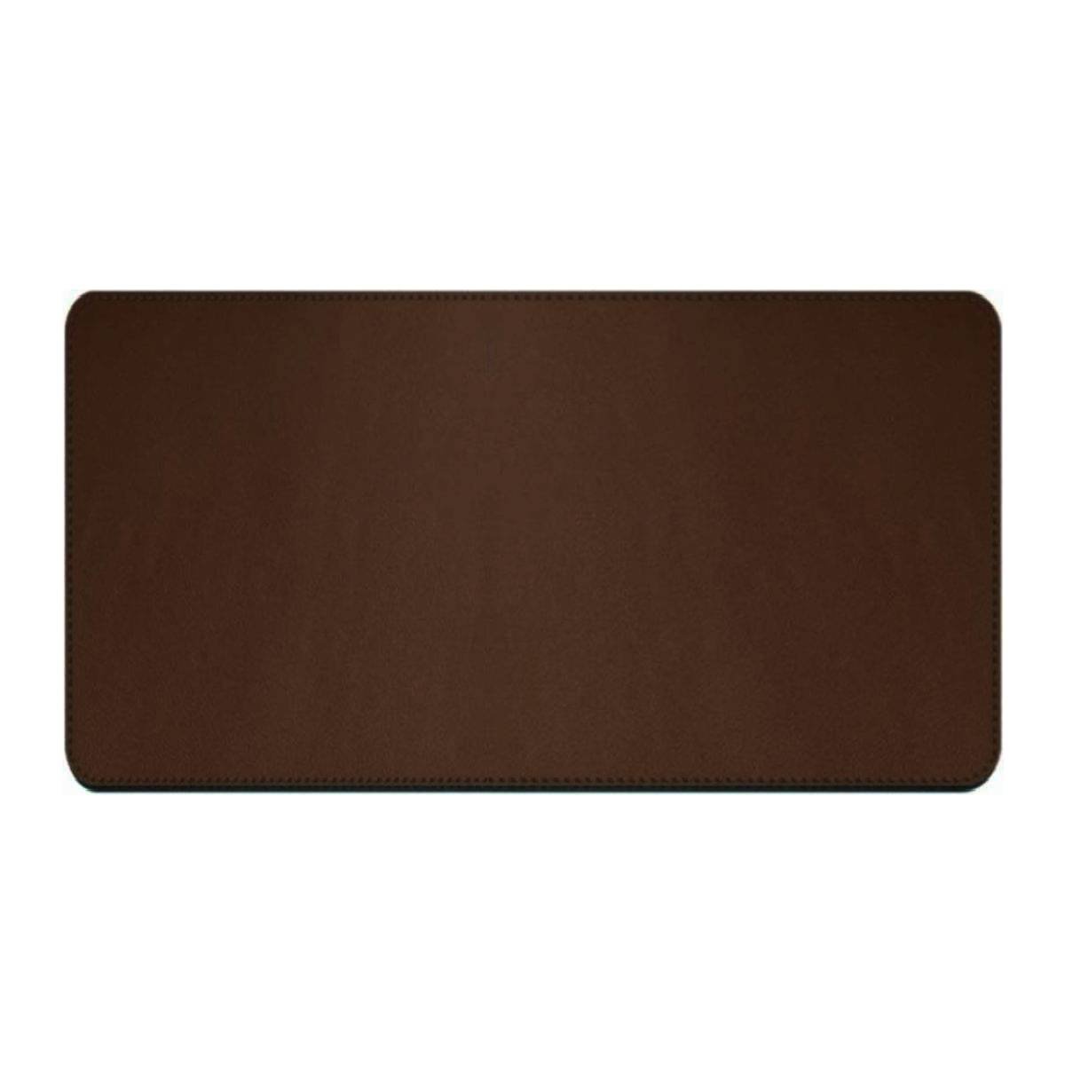 Mouse Pad M3m Grande, Desk Pad, Tapete De Mesa Gamer Office, Fácil Deslize, Antiderrapante, 120x60cm, Café