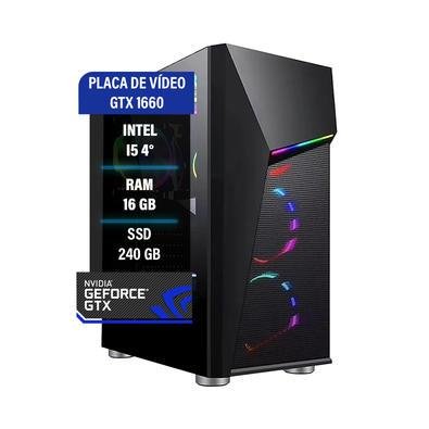 PC Gamer I5 16GB DDR3 SSD 240GB Preto KaBuM