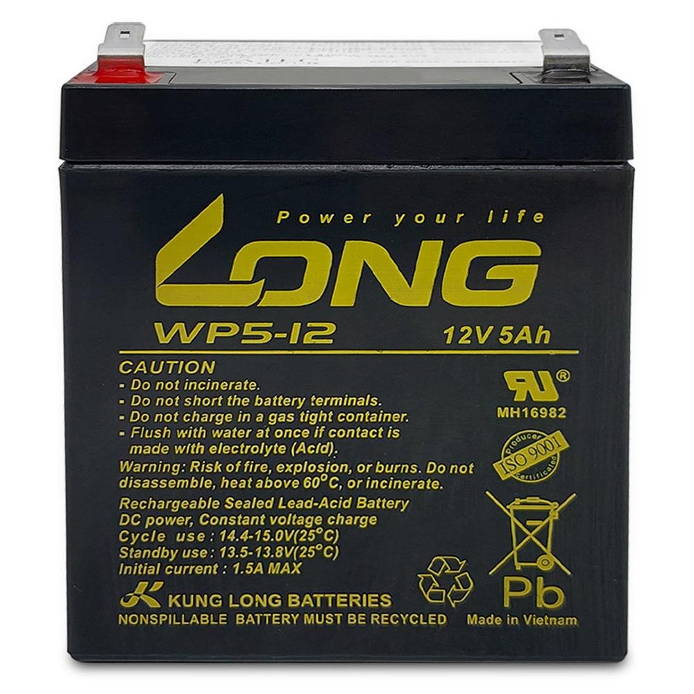 Imagem 2 de 2 do produto Bateria Long Selada Para Nobreak, 12v 5ah - Wp5-12