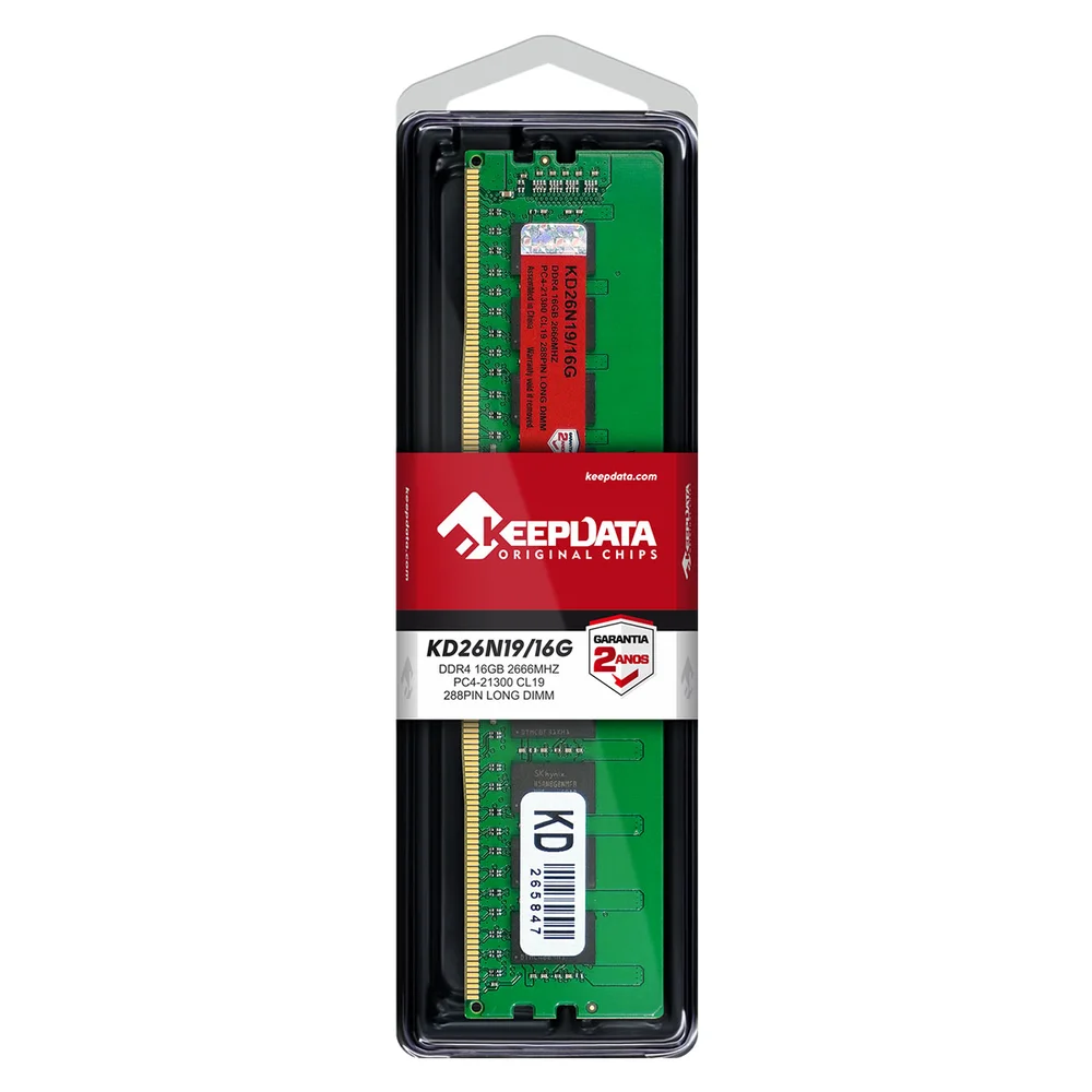 【k.k】 Memoria Keepdata 16GB 2666mhz DDR4 KaBuM