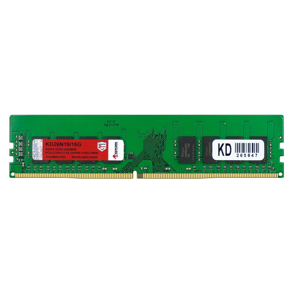 Memoria Keepdata, 16GB, 2666MHz, DDR4, Para Desktop - Kd26n19/16g