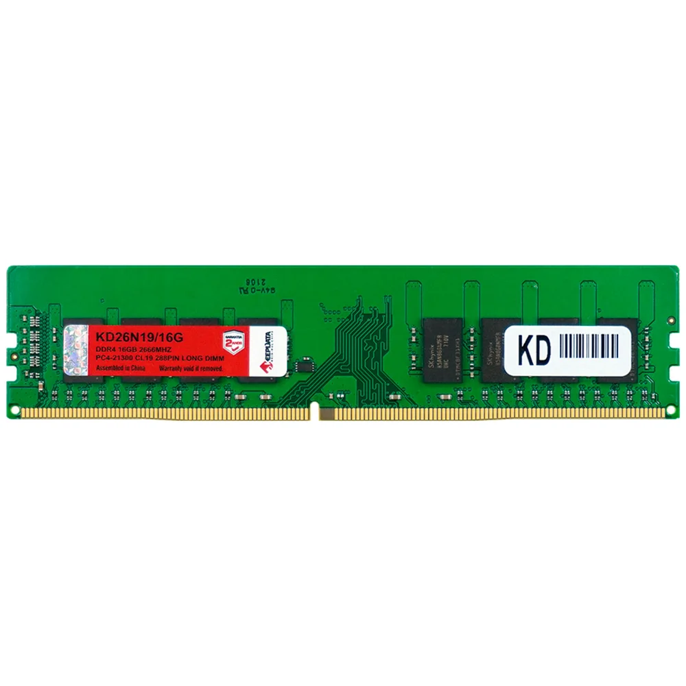 Imagem 3 de 3 do produto Memoria Keepdata, 16GB, 2666MHz, DDR4, Para Desktop - Kd26n19/16g