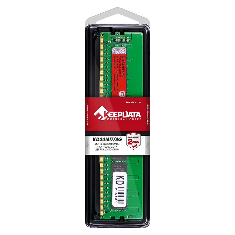 Imagem 3 de 4 do produto Memória Keepdata, 8GB, 2400MHz, DDR4, Para Desktop - Kd24n17/8g