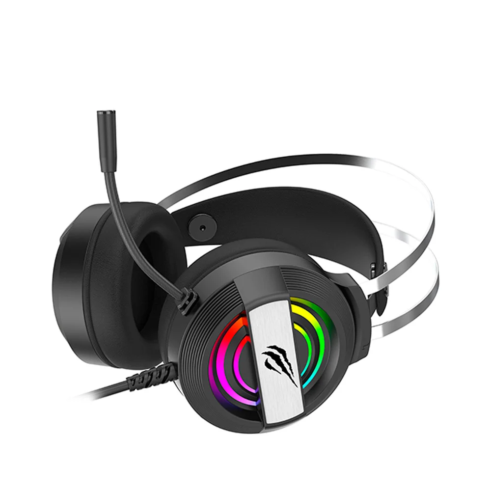 Imagem 2 de 5 do produto Headset Gamer Havit H2026d, P2, RGB - Preto - Hv-h2026d