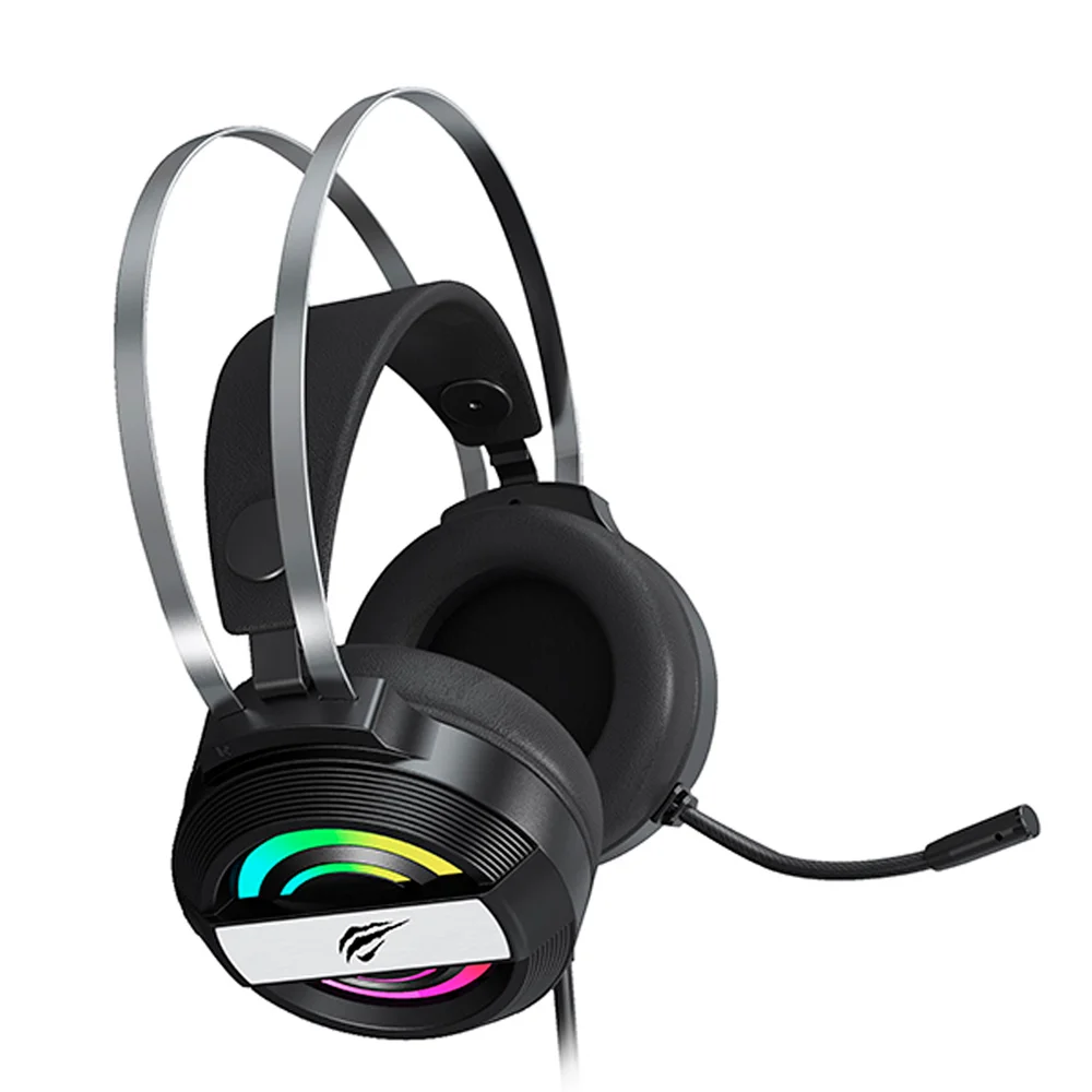 Imagem 3 de 5 do produto Headset Gamer Havit H2026d, P2, RGB - Preto - Hv-h2026d