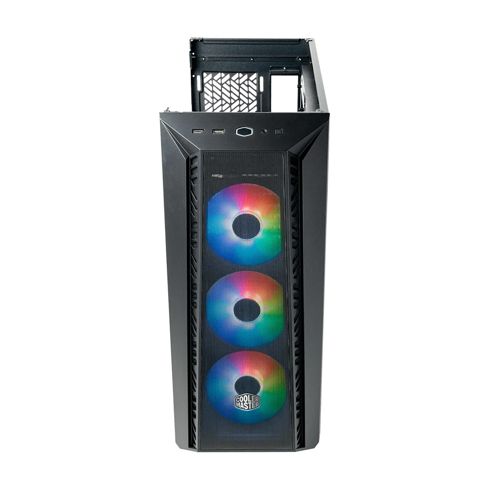 Imagem 3 de 5 do produto Gabinete Cooler Master Masterbox 520 Mesh, Mid Tower, Lateral Em Vidro, 3 Coolers ARGB - Preto