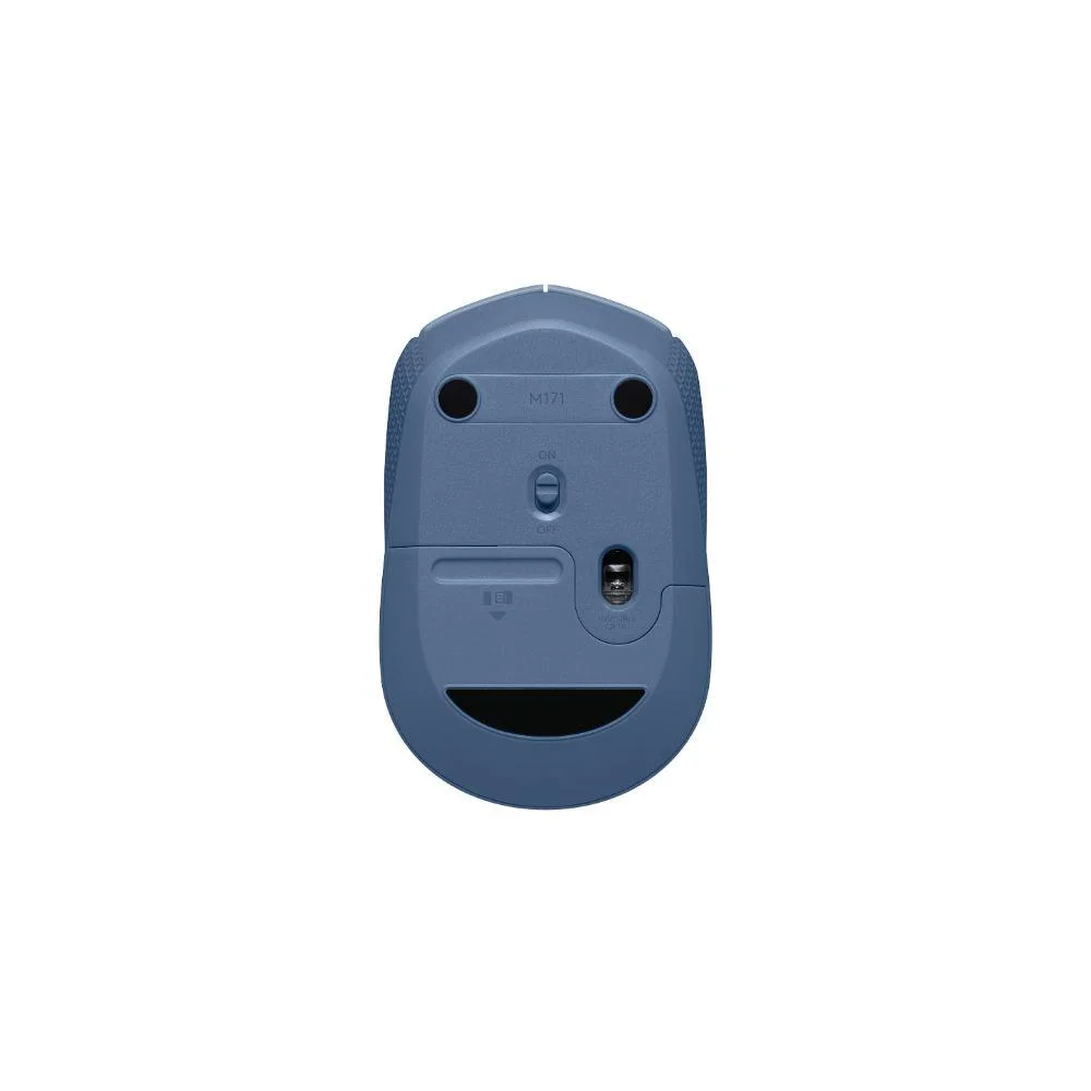 Imagem 2 de 5 do produto Mouse Sem Fio Logitech M170, USB, 1000 DPI, Azul - 910-006863