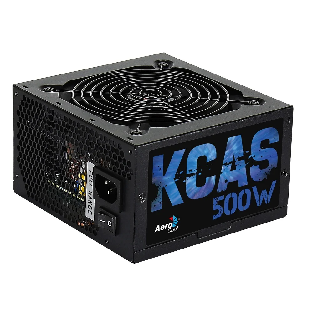 Fonte Aerocool KCAS, 500W, 80 Plus Bronze, PFC Ativo, 115-230V - EN53367