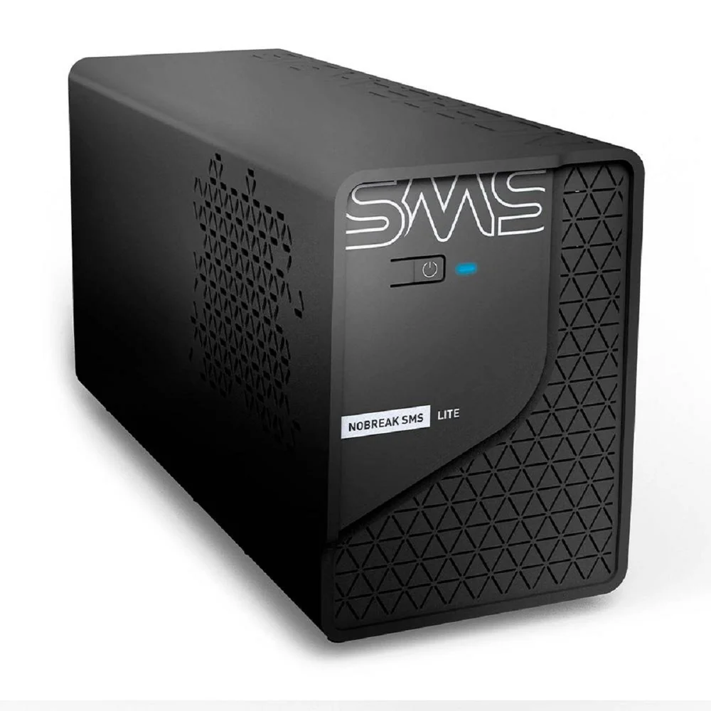 Imagem 4 de 4 do produto Nobreak Sms Lite, 600VA, 4 Tomadas, Bivolt - 0029202