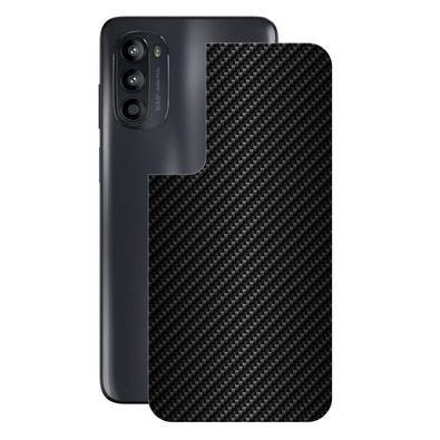 Película Para Motorola Moto G52, Traseira De Fibra De Carbono Preta - Gshield