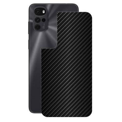 Película Para Motorola Moto G22, Traseira De Fibra De Carbono Preta - Gshield