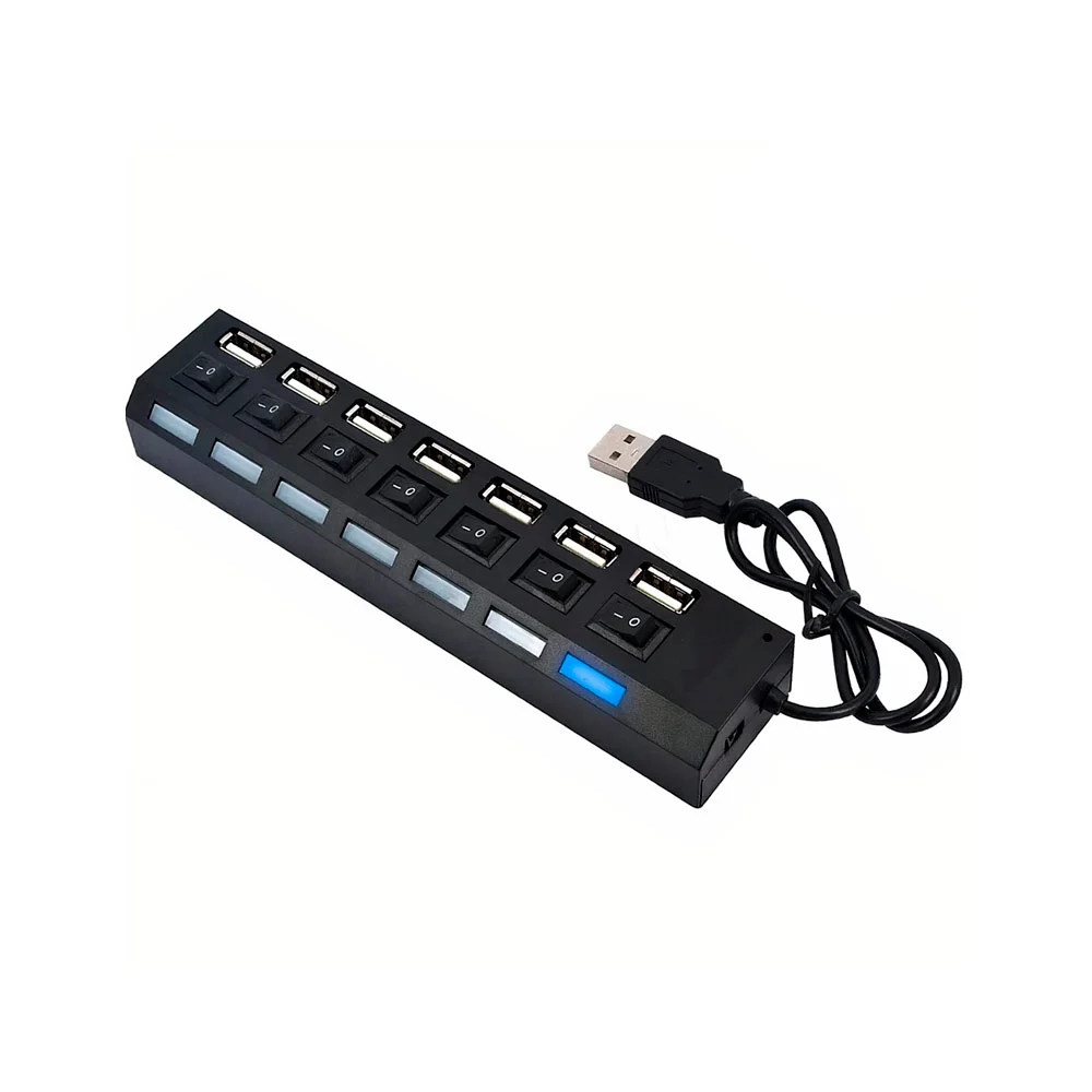 Imagem 3 de 3 do produto Extensor HUB Mkb, USB 2.0, 7 Portas, Switch On/off, LED Indicador, 480MBps