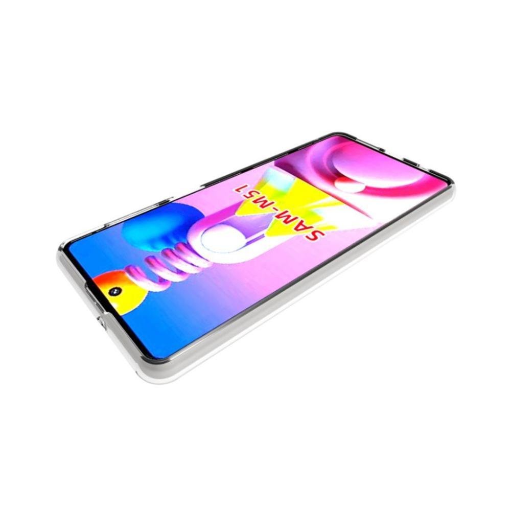 Imagem 3 de 5 do produto Capinha Case Silicone Para Galaxy M51, Transparente Slim  - Elxcases