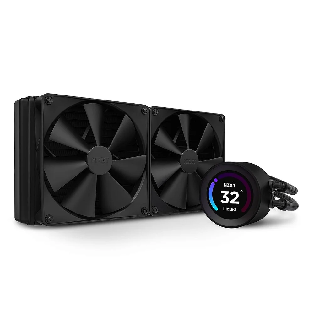 PC用ファン・クーラー NZXT KRAKEN Elite 280 Black Water Cooler Nzxt Kraken 280mm Pretas KaBuM