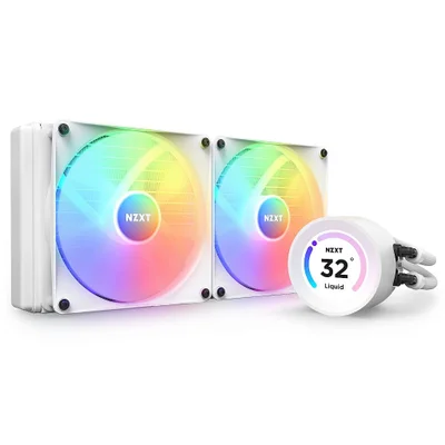 Water Cooler Nzxt Kraken Elite 280 ARGB, Com Display LCD, Intel e AMD, 280mm, Branco