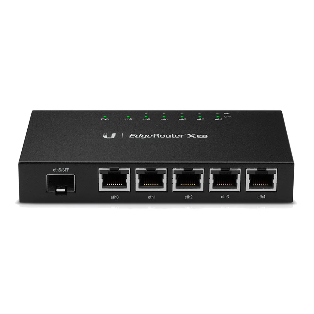 Imagem 4 de 4 do produto Edgerouter Ubiquiti Er-x-sfp-br, 6 Portas, 5 gigabit - Rj45 Poe + 1sfp