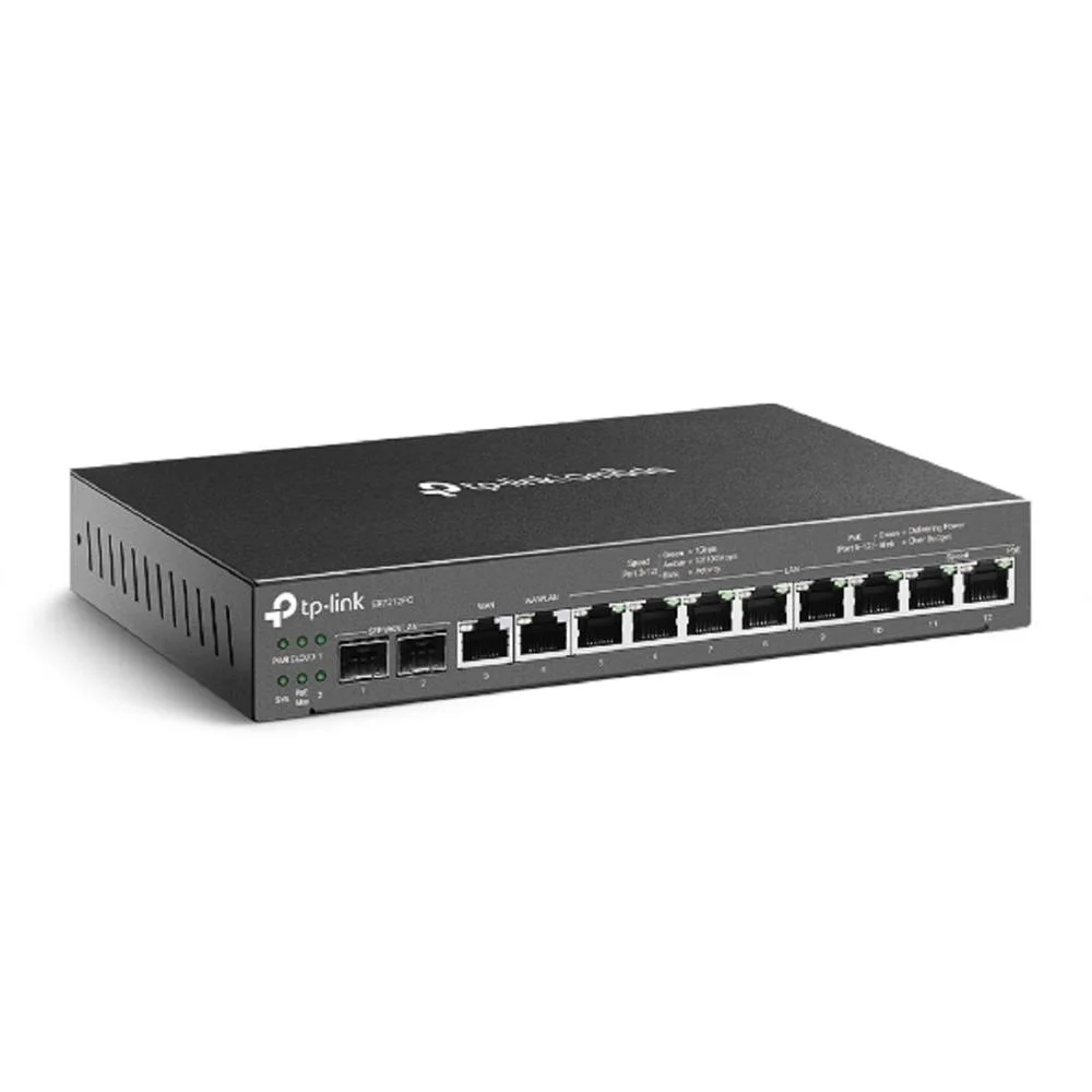 Imagem 2 de 5 do produto Roteador Tp-Link Gigabit, VPN, Omada 3 Em 1 - Er7212pc