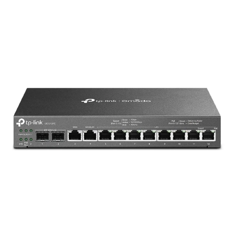 Imagem 4 de 5 do produto Roteador Tp-Link Gigabit, VPN, Omada 3 Em 1 - Er7212pc