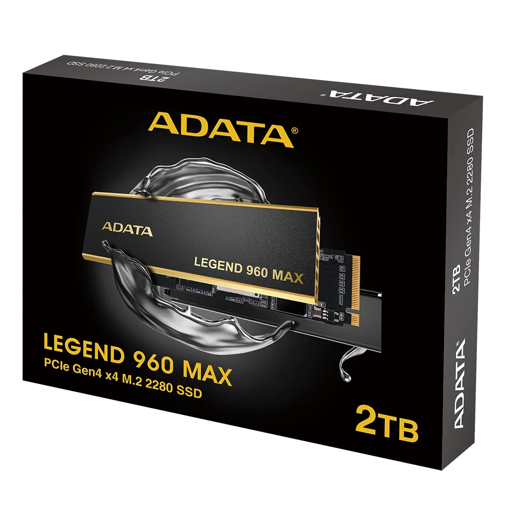 SSD Adata Legend 960 Max, 2TB, M.2 2280, Pcie Nvme, Leitura 7400 Mb/s, Gravação 6800 Mb/s, Aleg-960m-2tcs