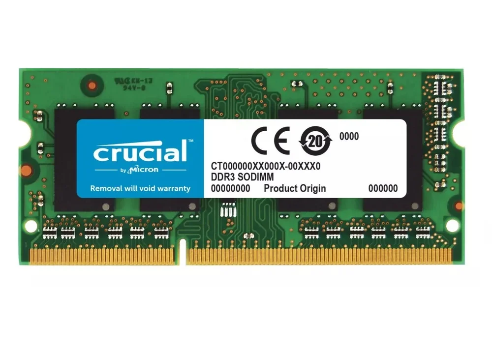 Memória Ram Crucial, 4GB, 1333Mhz, DDR3L, Para Notebook