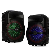 2 Caixas De Som Amplificada, Polyvox Xc-710t, Tws, Bluetooth, 300w, Woofer, 10 Polegadas