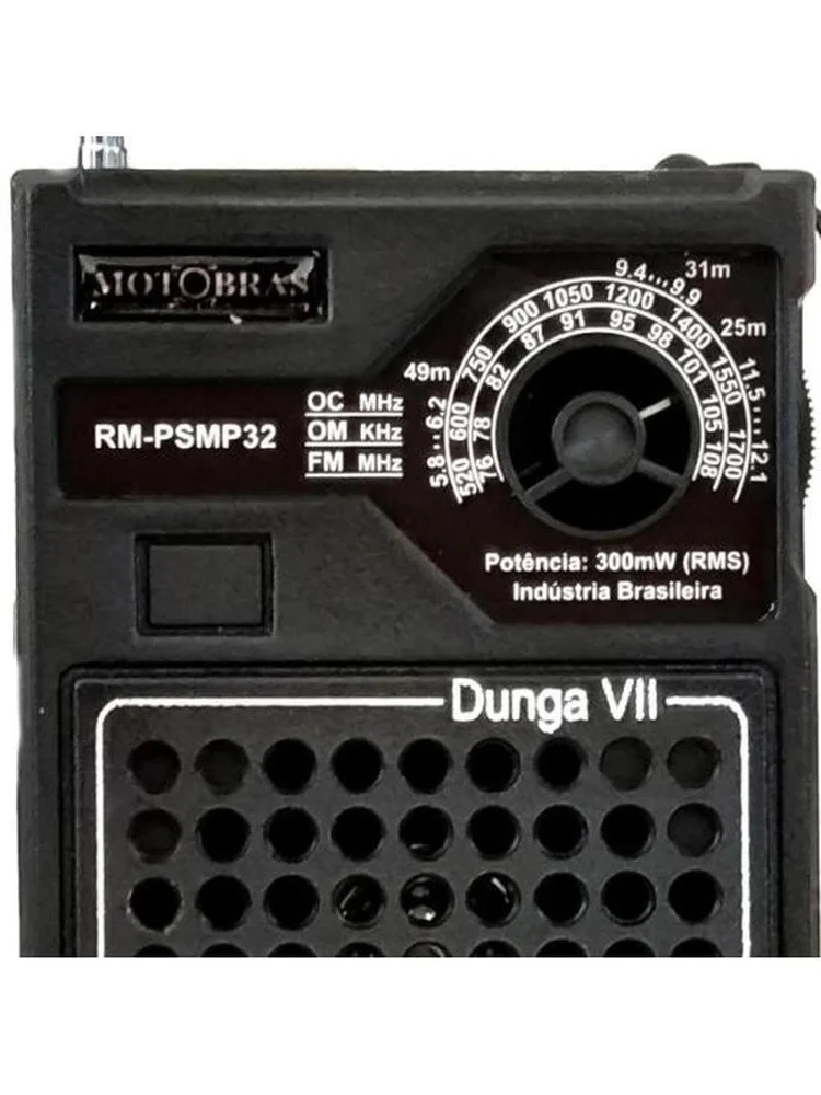 Imagem 3 de 5 do produto Rádio Portátil Motobras, Preto - Rm-psmp32