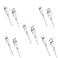 Kit Com 5 Cabos de Transferência de Dados E Carregamento, USB / Lightning, 2M