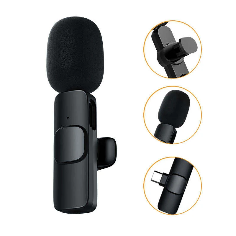 Microfone de Lapela sem fio Tomate MT 2217 Tipo c - view 3