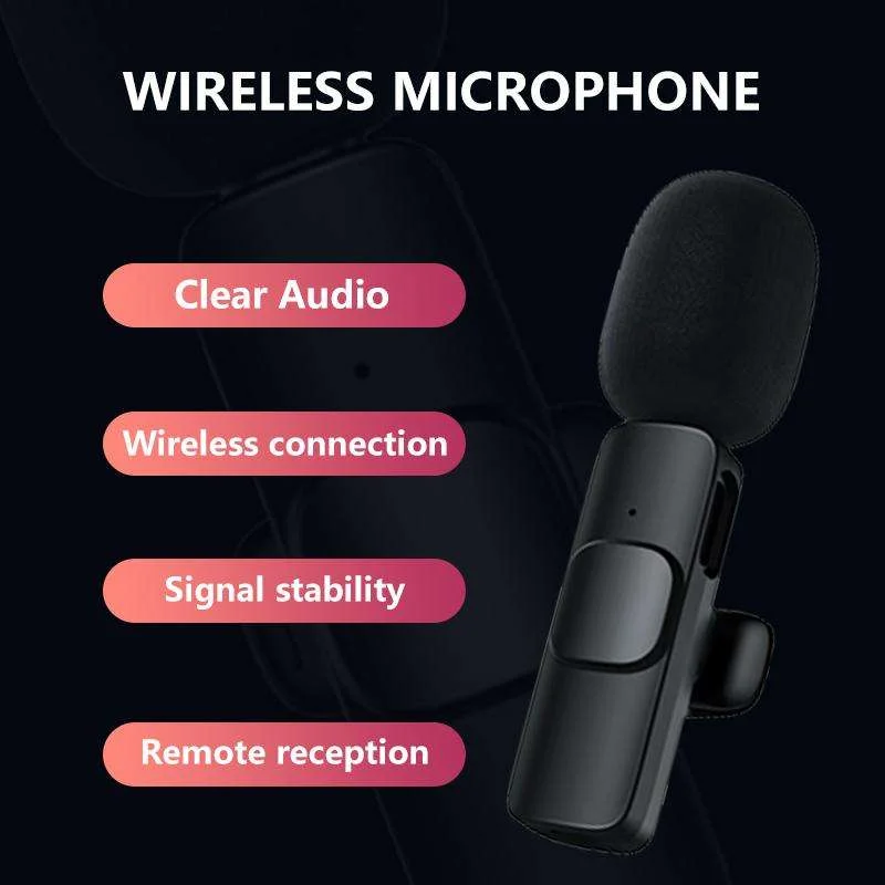 Microfone de Lapela sem fio Tomate MT 2217 Tipo c - view 5