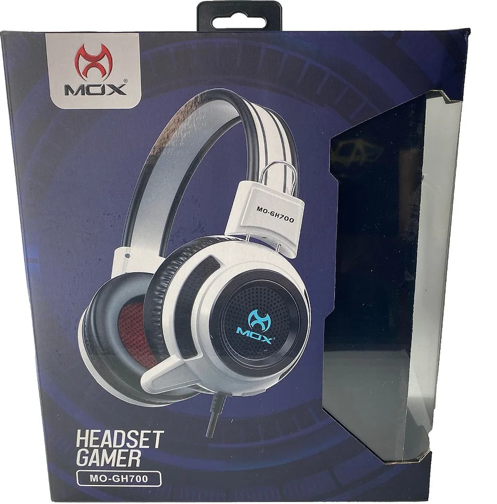 Headset Gamer Mox Overear P2 KaBuM