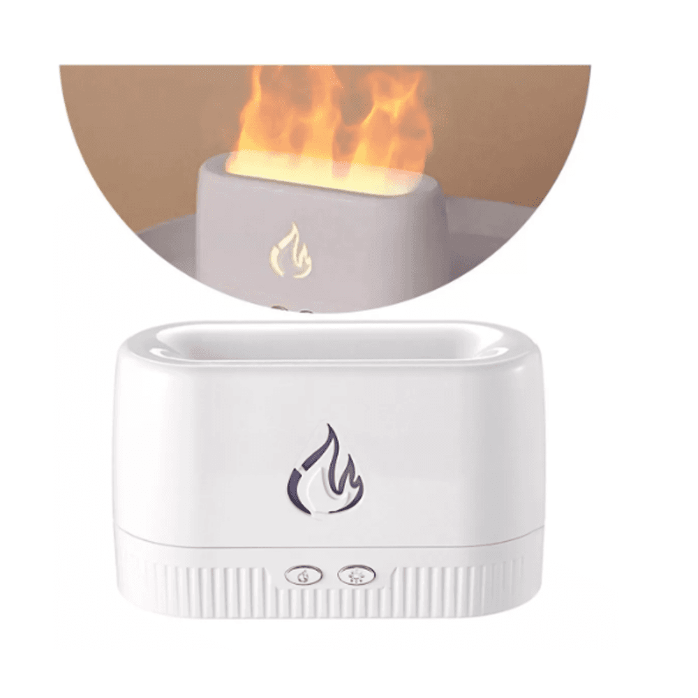 Imagem 2 de 2 do produto Umidificador e Aromatizador Bm Um607, De Névoa, Efeito Chamas, Silencioso, Bivolt, Branco