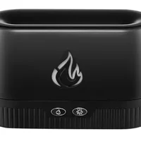 Umidificador e Aromatizador Bm Um607, De Névoa, Efeito Chamas, Silencioso, Bivolt, Preto