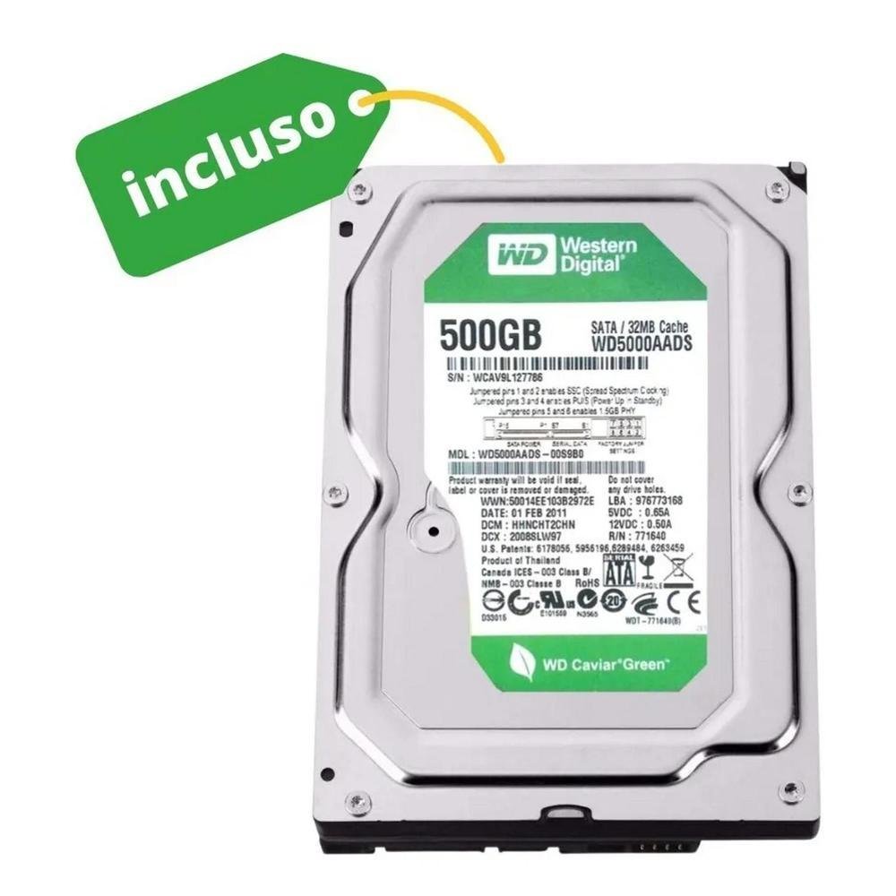 Kit 5 Cameras Seguranca Intelbras 1120b Externa, DVR 8 Canais