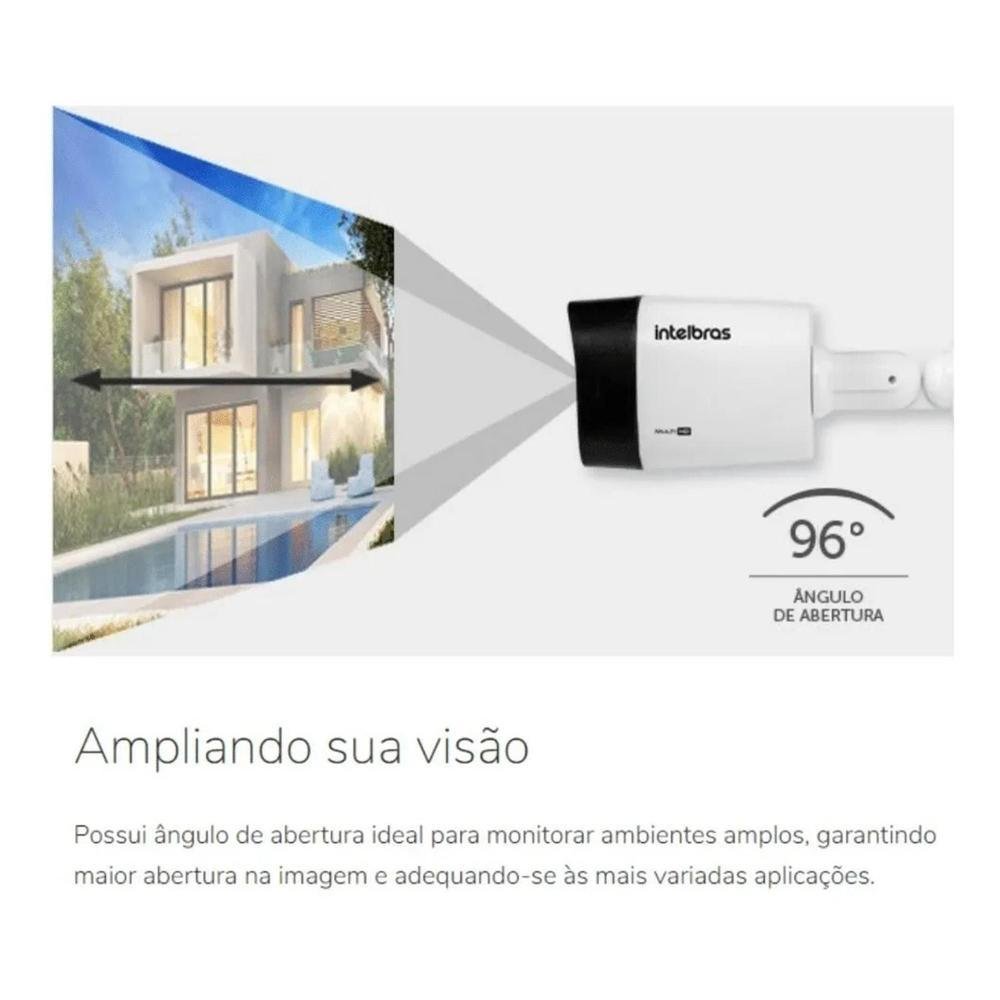 Imagem 4 de 5 do produto Kit 16 Câmeras Intelbras Multi Hd 1120b, DVR 16 Canais, S/ Hd