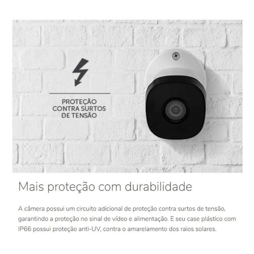 Imagem 5 de 5 do produto Kit 16 Câmeras Intelbras Multi Hd 1120b, DVR 16 Canais, S/ Hd