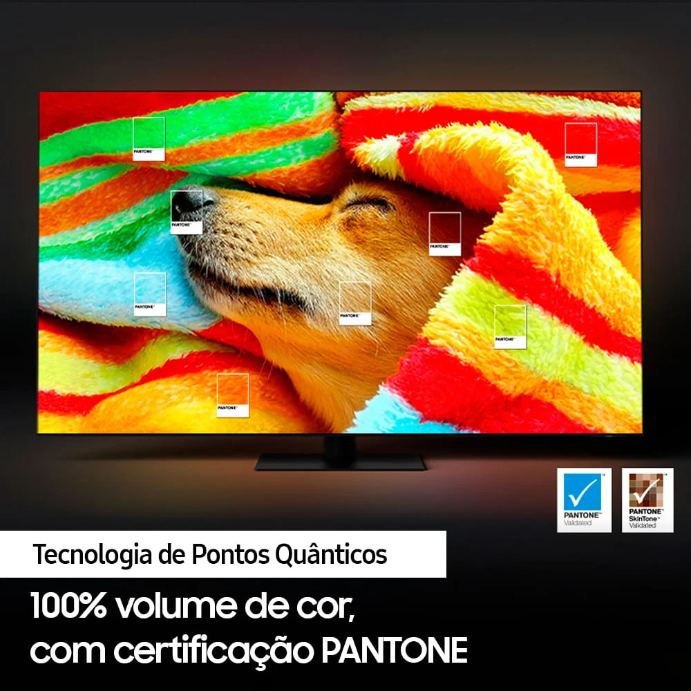 Imagem 5 de 5 do produto Smart TV Samsung 75 Polegadas, Qled, 4K, Modo Game, Processador IA, Som Em Movimento Virtual, Preto - 75q70c