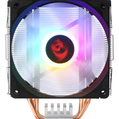 Cooler FAN Redragon Sif Cc-1052, 120mm, LED Rainbow, Preto