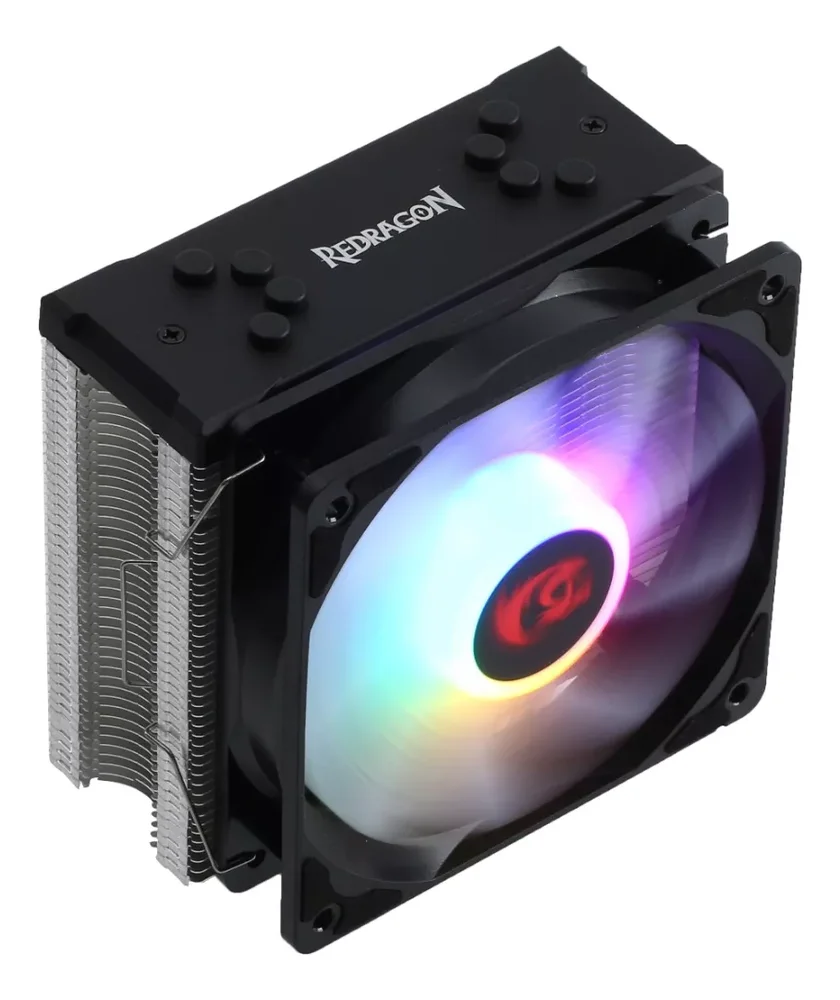 Cooler FAN Redragon Sif Cc-1052, 120mm, LED Rainbow, Preto 6