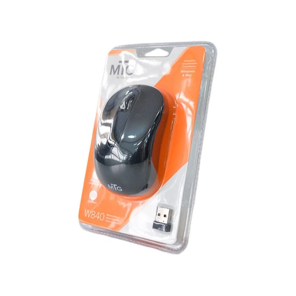 Mouse Targus W840 Sem Fio, 1200DPI, 3 Botões, Ergonômico, Preto Mouse Targus W840 Sem Fio, 1200DPI, 3 Botões, Ergonômico, Preto