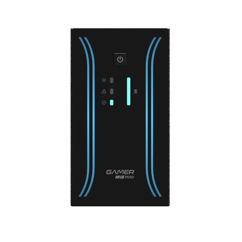 Nobreak Gamer Nhs Mini Senoidal, 600VA, Ent. Bivolt, Saída 120V, 6 Tomadas, RJ-45/USB - 91.G0.006000
