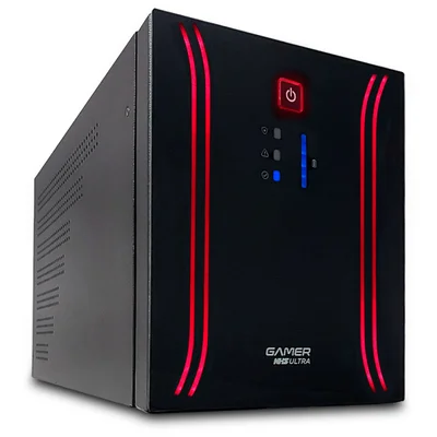Nobreak Gamer Nhs Ultra Senoidal, 1400VA, Entrada Bivolt, Saída 120V, 8T, RJ-45/USB - 91.G0.014100