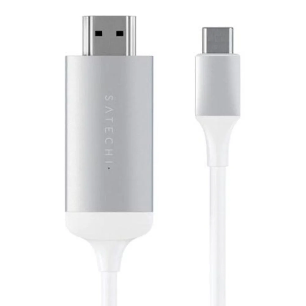 Imagem 5 de 5 do produto Cabo USB-C A HDMI Satechi St-chdmis, 1.8m - Prata