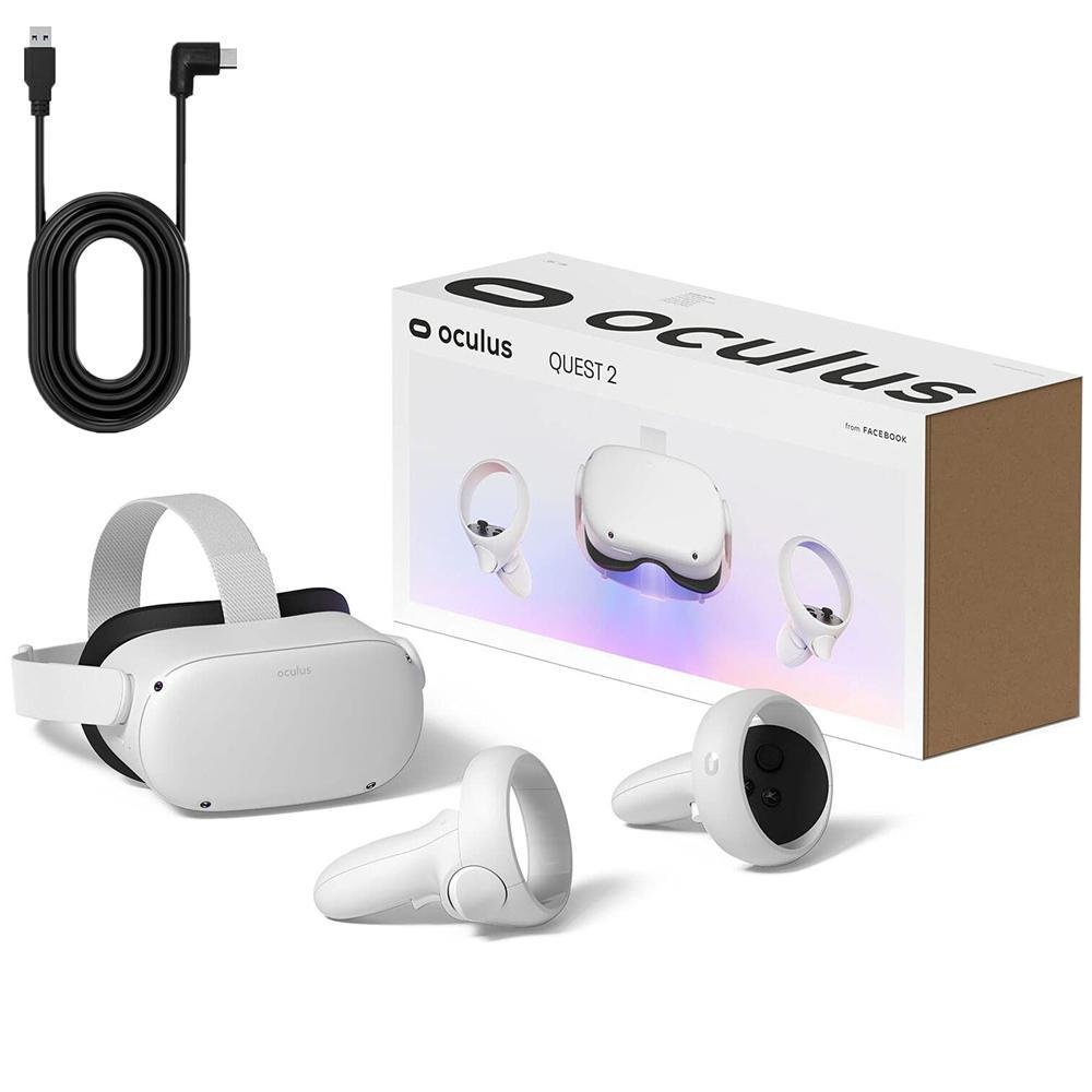Óculos de Realidade Virtual Vr Oculus Quest 2