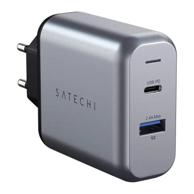 Carregador de Tomada Satechi Dual Port, 30w, St-mccam-eu